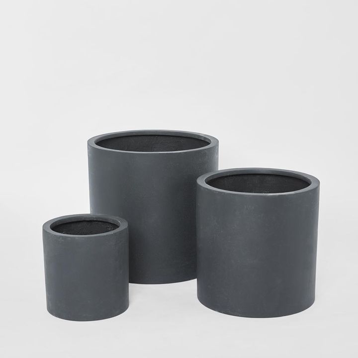 Duong Planter Set of 3 Black