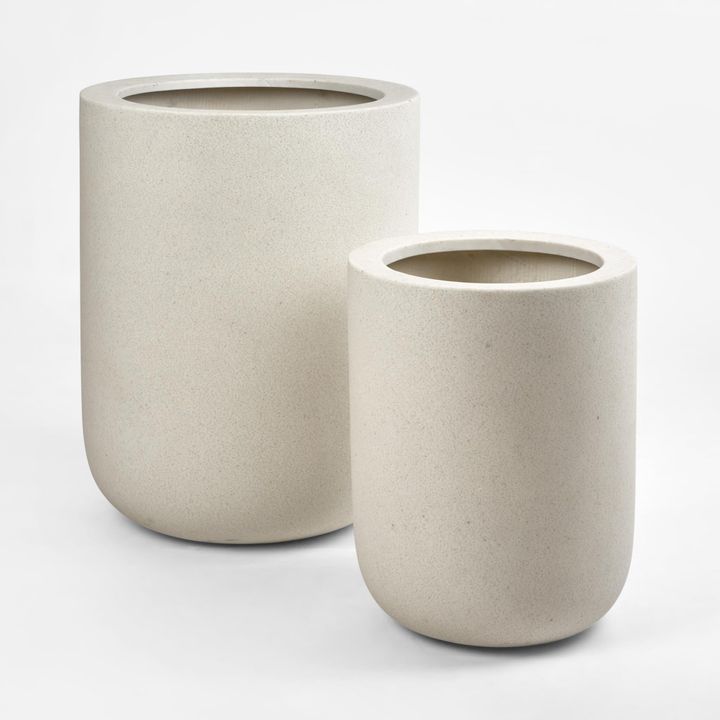 An Phu Planter Set of 2 Cream