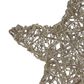 Antares Beaded Wire Tree Topper Small Silver