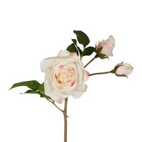 Olivia Bud Real Touch Rose Stem 53cm Soft Pink