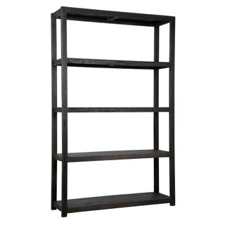 Wooden Tall Shelf 40x150x240 Black