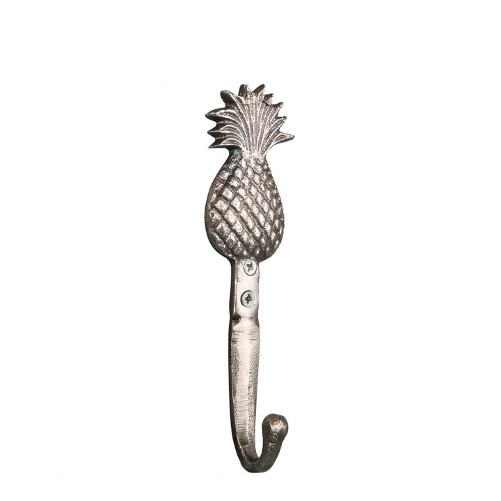 Pineapple Wall Hook Antique Silver