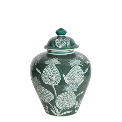 Thistle Porcelain Ginger Jar Small