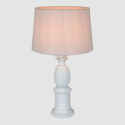 Bermuda Table Lamp Base White- Base Only