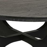 Zala Elm Coffee Table Black