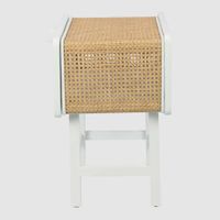 Zoe Bedside Table Chalk