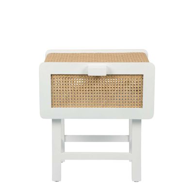 Zoe Bedside Table Chalk