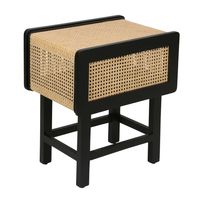 Zoe Bedside Table Black