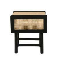 Zoe Bedside Table Black