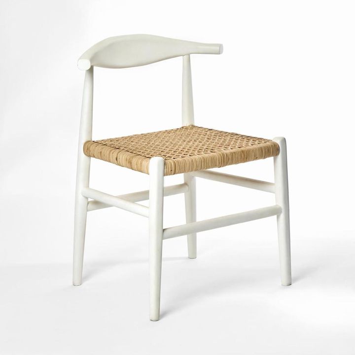 Sorren Dining Chair White / Natural
