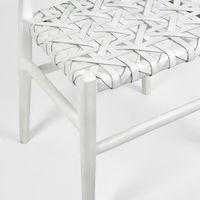 Sorren Chair White Leather