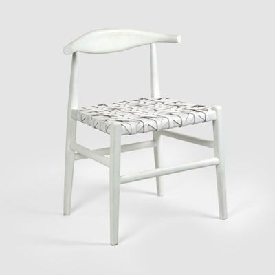 Sorren Dining Chair White Leather