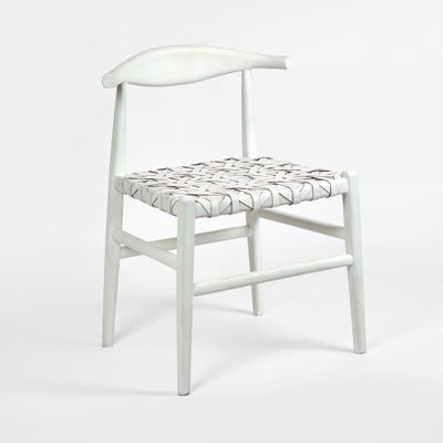 Sorren Dining Chair White Leather
