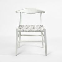 Sorren Dining Chair White Leather
