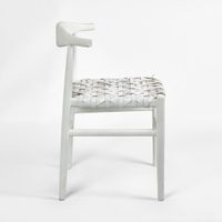 Sorren Dining Chair White Leather