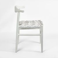 Sorren Chair White Leather