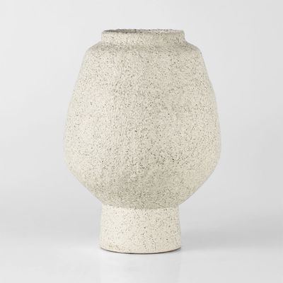 Bolero Round Vase White