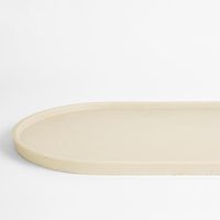 Esher Oval Platter Set Of 3 Chalk