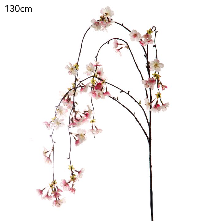 Cherry Blossom Hanging Spray 1.3m Pink