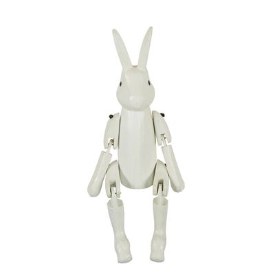 White Rabbit Puppet Small