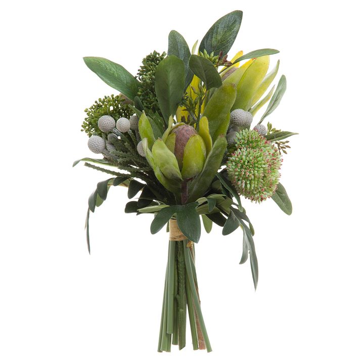 Eucalyptus Berry Bouquet 30cm Green