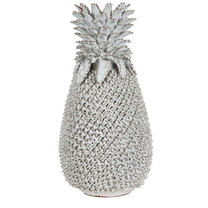 Pineapple Vase Large White