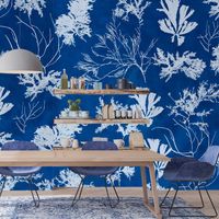 Cyanotype Wallpaper