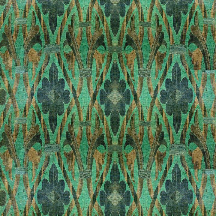 Emerald Tapestry Wallpaper