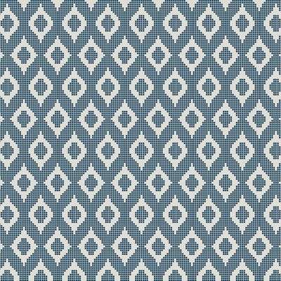Blue Mosaic Wallpaper