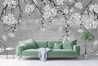 Concrete Chinoiserie Wallpaper