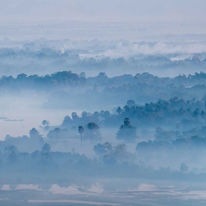 Misty Blue Wallpaper