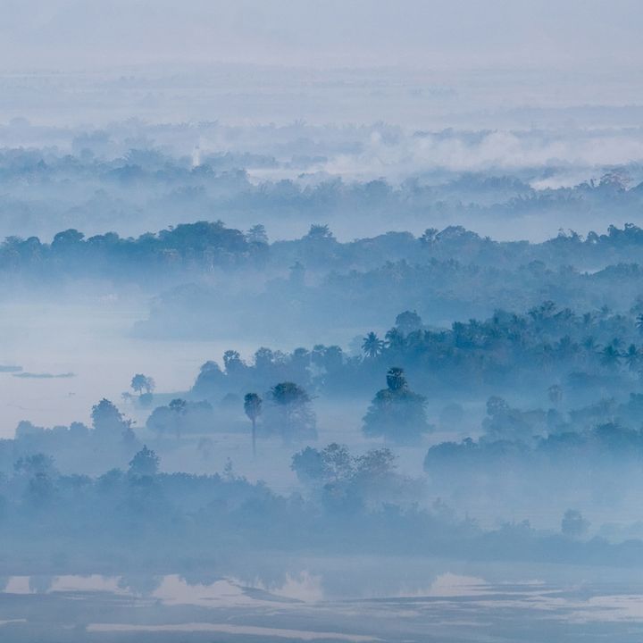 Misty Blue Wallpaper