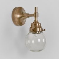 Iceberg Outdoor Wall Light Antique Brass