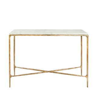 Aries Marble Console Gold