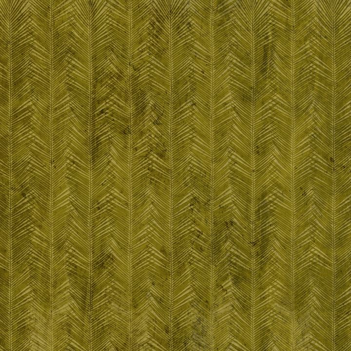 Thatched Olive Wallpaper