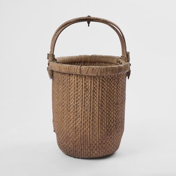 Shanxi 120 Year Rattan Rice Container