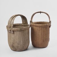 Shanxi 120 Year Rattan Rice Container