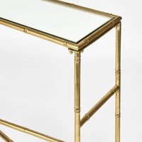 Bamboo Console Gold