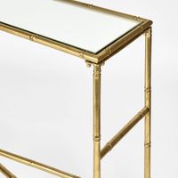 Bamboo Console Gold