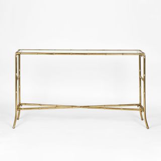 Bamboo Console Gold