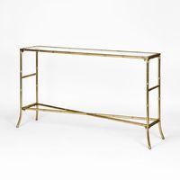 Bamboo Console Gold