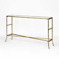 Bamboo Console Gold
