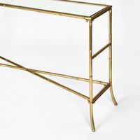 Bamboo Console Gold