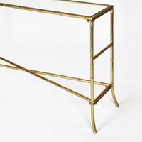 Bamboo Console Gold