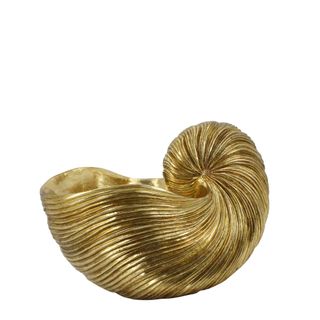 Conch Sculpture Gold