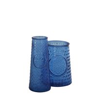 Jarron Mandala Vase Extra Large Navy