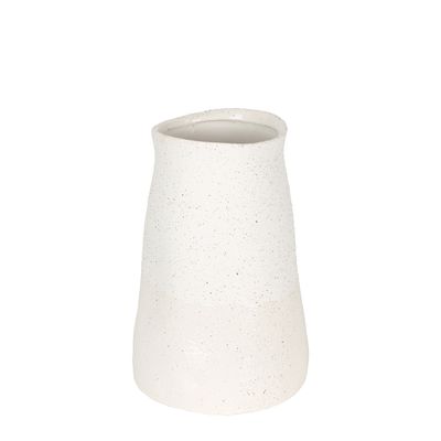 Tuba Ceramic Vase Small White