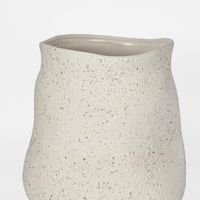 Tuba Ceramic Vase Small White
