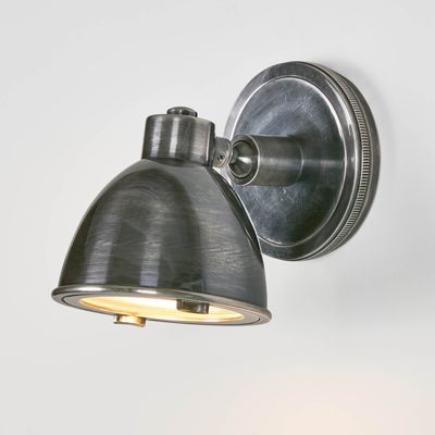 Panama Outdoor Wall Light Antique Silver