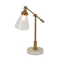 Verona Table lamp with Marble Base Brass- Base Only